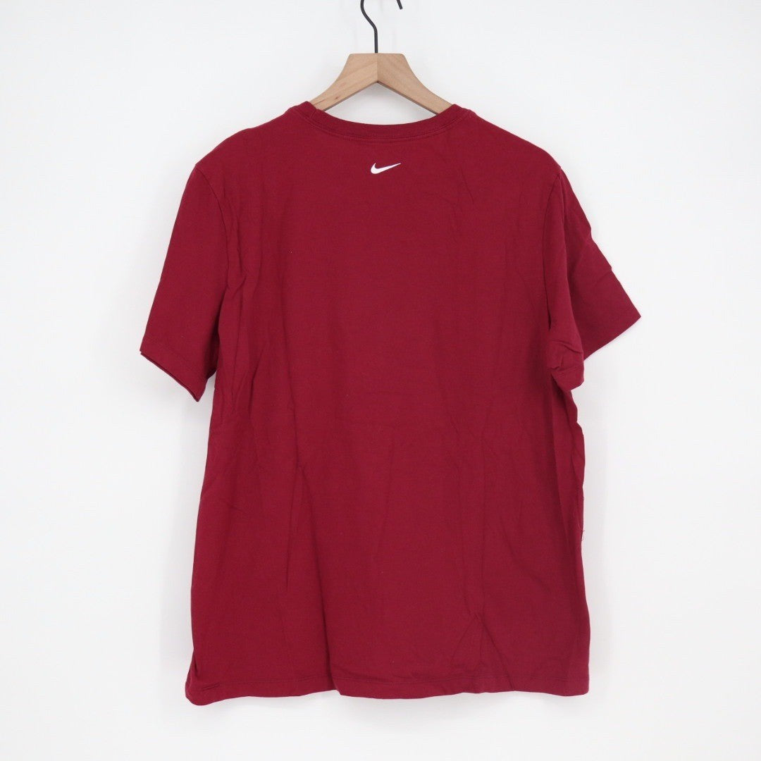 Nike The Nike Tee Arcadia Wrestling Graphic T Shirt Burgundy Size L