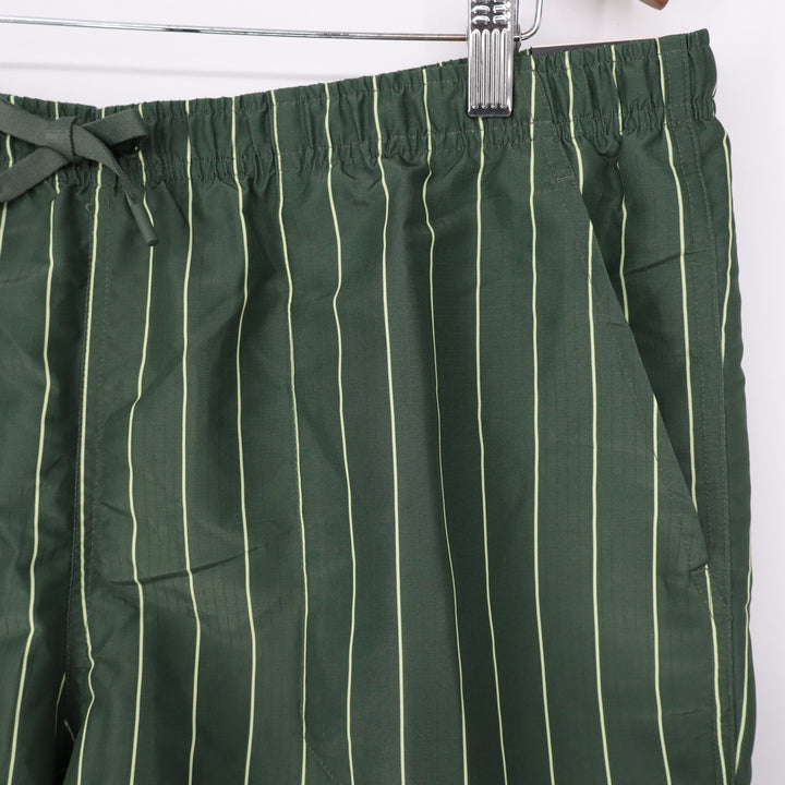 DSG Mens 6" Rec Short Pinstripe Muted Olive Green Water Repellent Large