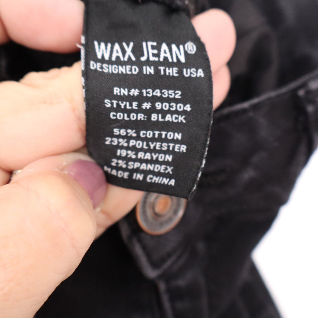 Wax Jean Butt I Love You Black High Rise Skinny Jeans Size 5/27