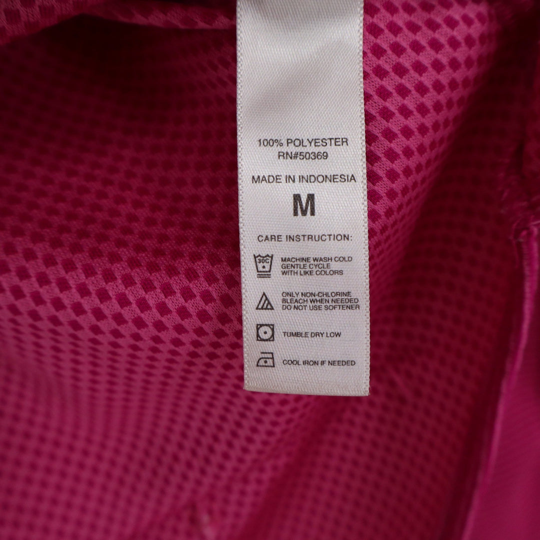 Active8 Womens Funnel Neck Performance Top Pink Long Sleeve Thumbholes Size M