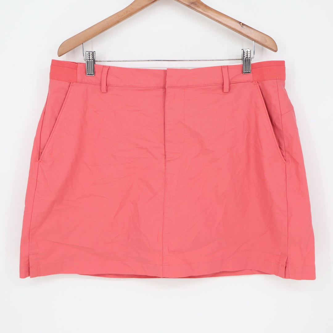 Walter Hagen Clubhouse Golf Skort Coral Pink Size 16 Performance Athletic Skirt