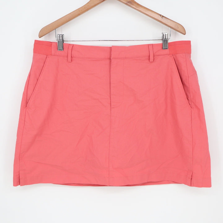 Walter Hagen Clubhouse Golf Skort Coral Pink Size 16 Performance Athletic Skirt