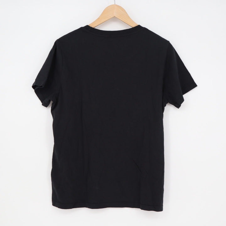 American Giant Womens Black Crew Neck Short Sleeve T Shirt Made in USA Size L