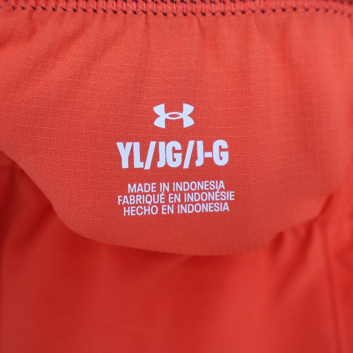 Under Armour Vanish Shorts Boys Youth Large Orange Athletic Basketball