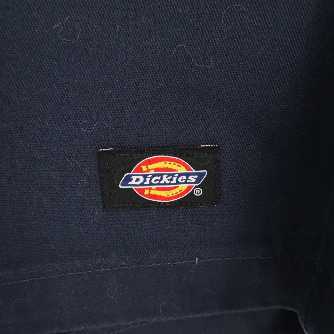 Dickies Cargo Work Shorts Mens 36 Navy Loose Fit Flat Front Back Welt Pockets