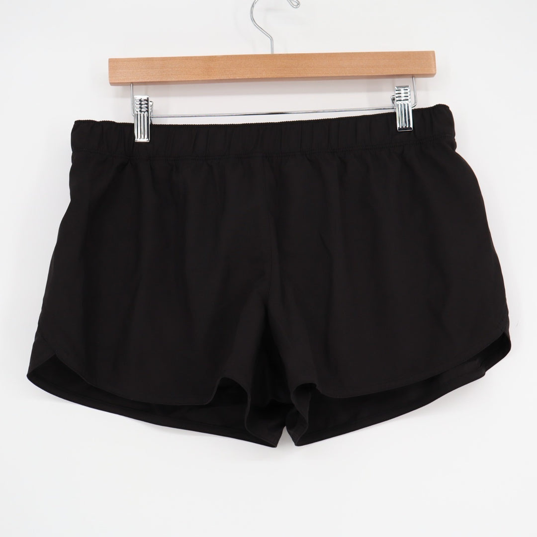 Old Navy Quick Dry Running Shorts Womens Medium Petite Black Stretchtech Active