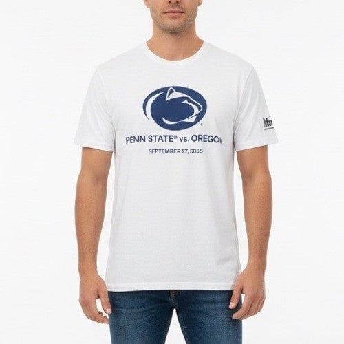 Penn State vs Oregon Football Game Tee White XL Jerzees College Nittany Lions
