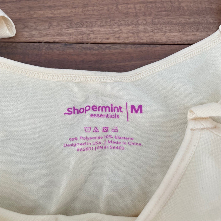 Shapermint Essentials All Day Every Day Scoop Neck Cami Beige Size M