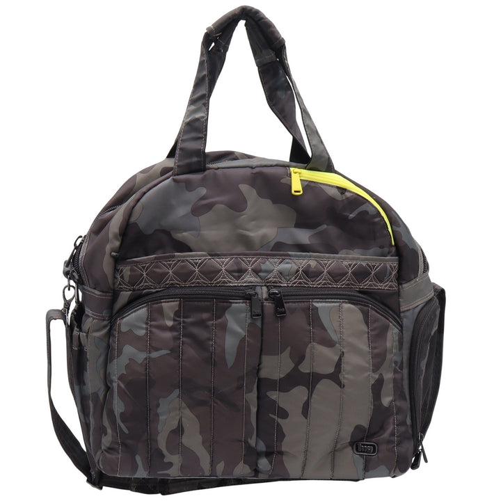 Lug Duffel Bag Unisex OS Boxer Camo Quilted Ventilated Shoe Pocket Excellent