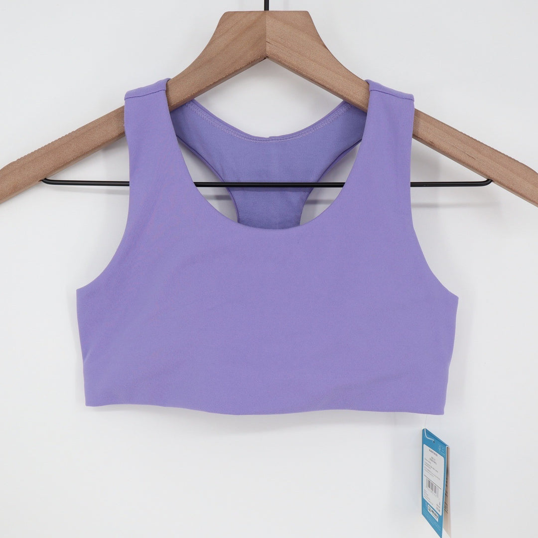 DSG Girls Momentum Sports Bra Frozen Purple Size M 10-12 NWT