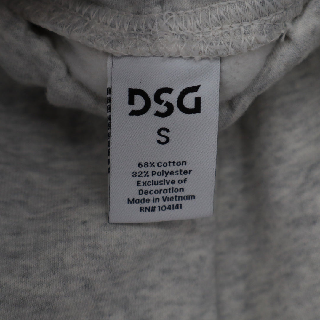 DSG Womens Classic Cotton Cinch Pant Light Heather Grey Fleece Joggers Small