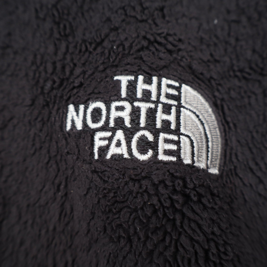 The North Face Osito Fleece Jacket Womens Large Black Full Zip High Pile Soft