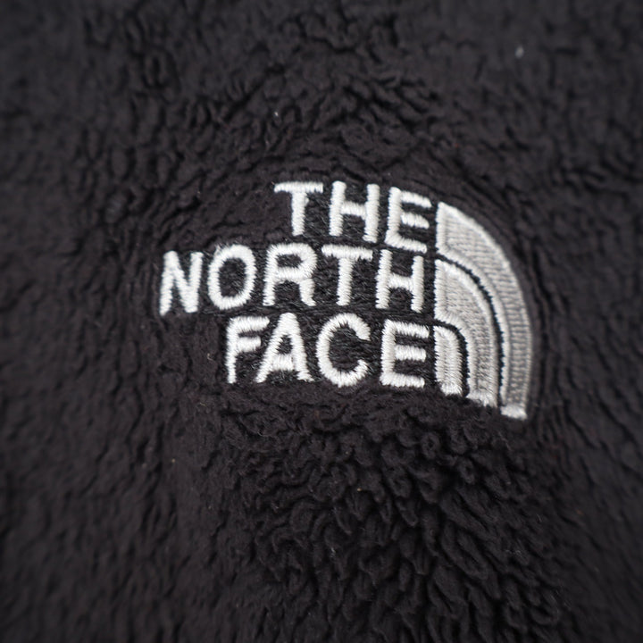 The North Face Osito Fleece Jacket Womens Large Black Full Zip High Pile Soft