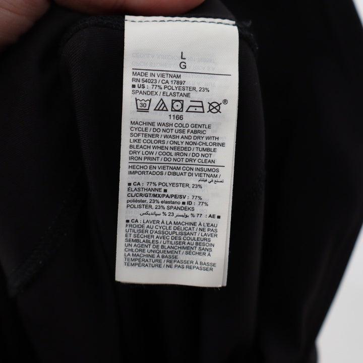 Old Navy Active PowerSoft High Rise Go Dry Leggings Black Size L Stirrup Detail