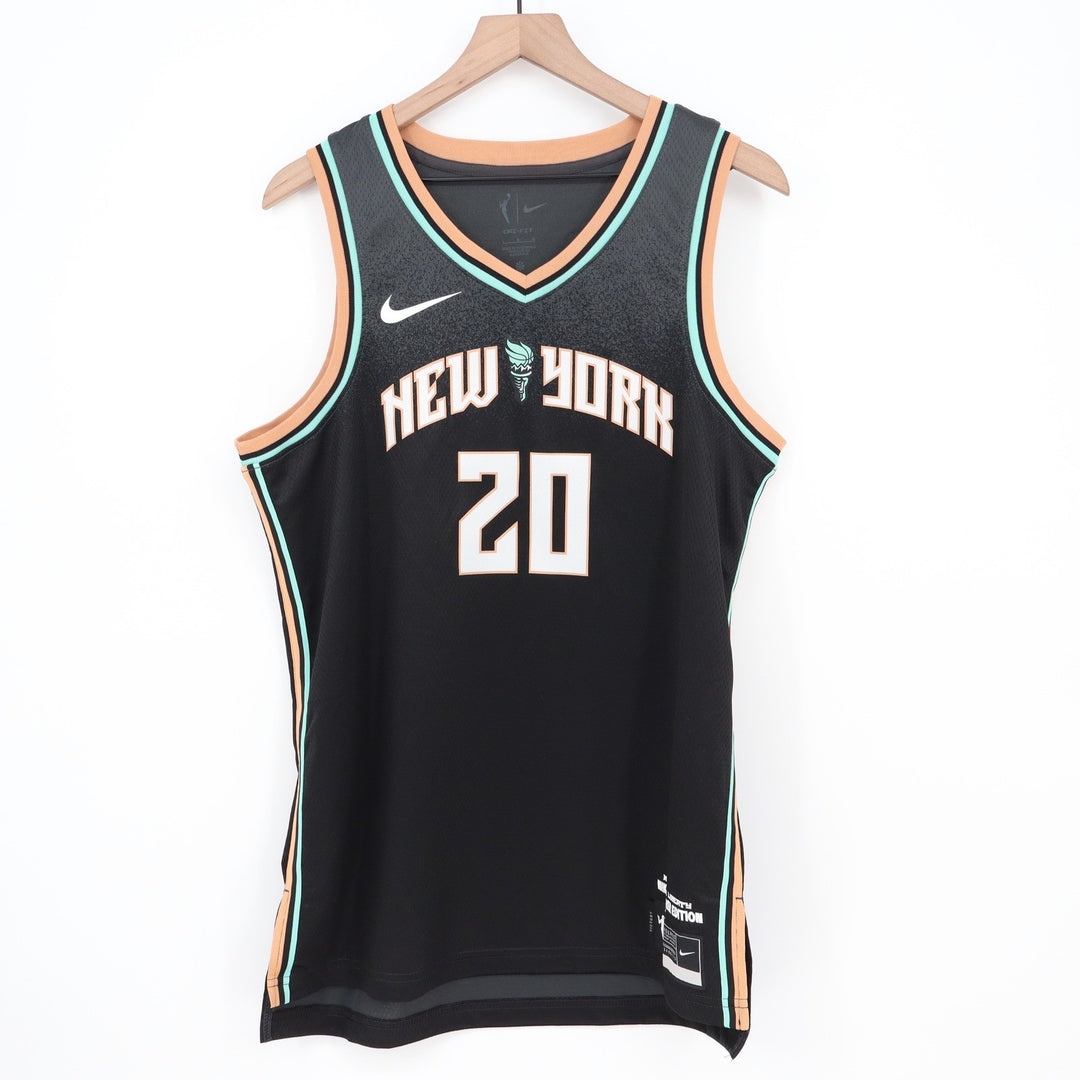 Nike Sabrina Ionescu New York Liberty Rebel Edition Jersey Black Womens L