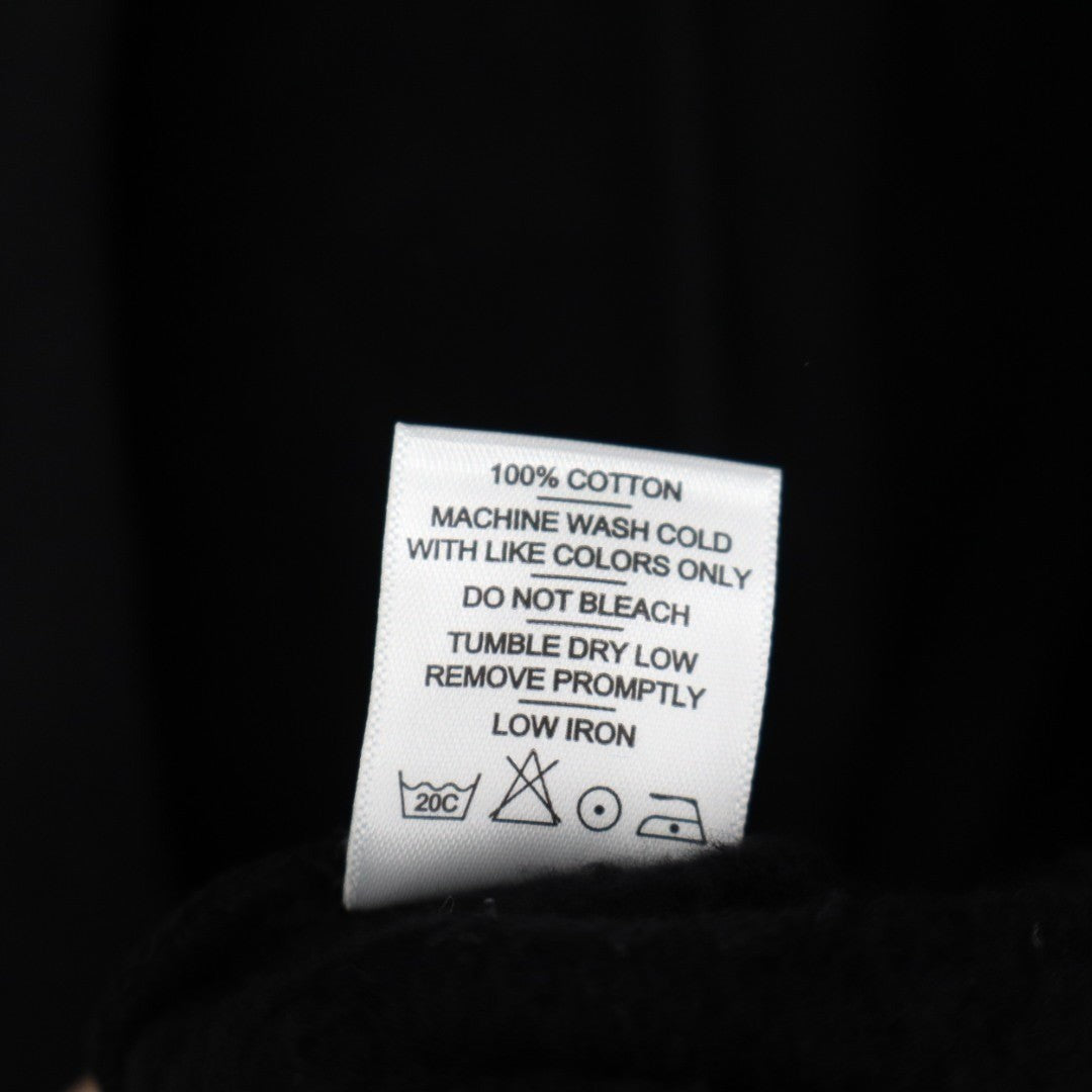 American Giant Fleece Long Coat Womens Black Shawl Hood Collar w/Removable Belt