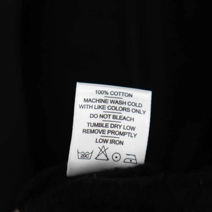 American Giant Fleece Long Coat Womens Black Shawl Hood Collar w/Removable Belt