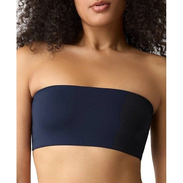 Gap Body Super Stretch Bandeau Bralette Bra Womens XS Black Strapless Wireless