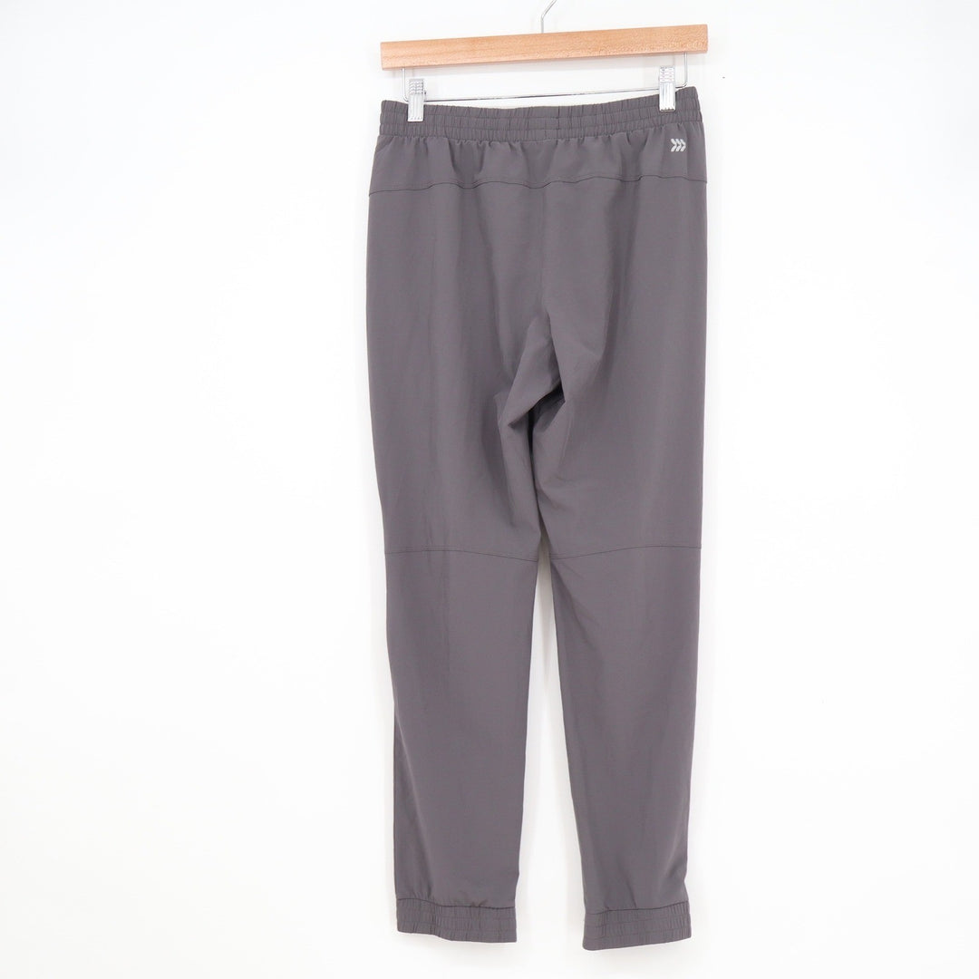 All In Motion Girls XL 14 Joggers Gray Athletic Pants Zipper Pockets Stretch