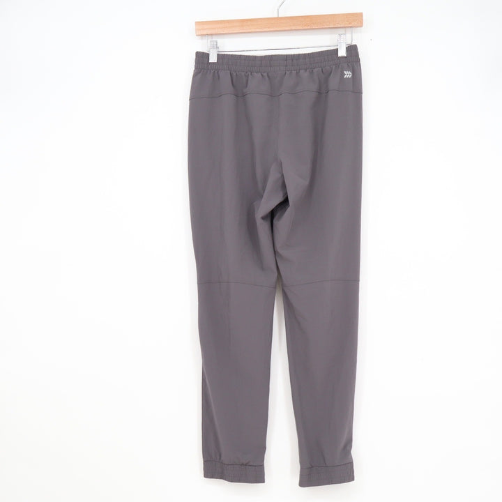 All In Motion Girls XL 14 Joggers Gray Athletic Pants Zipper Pockets Stretch