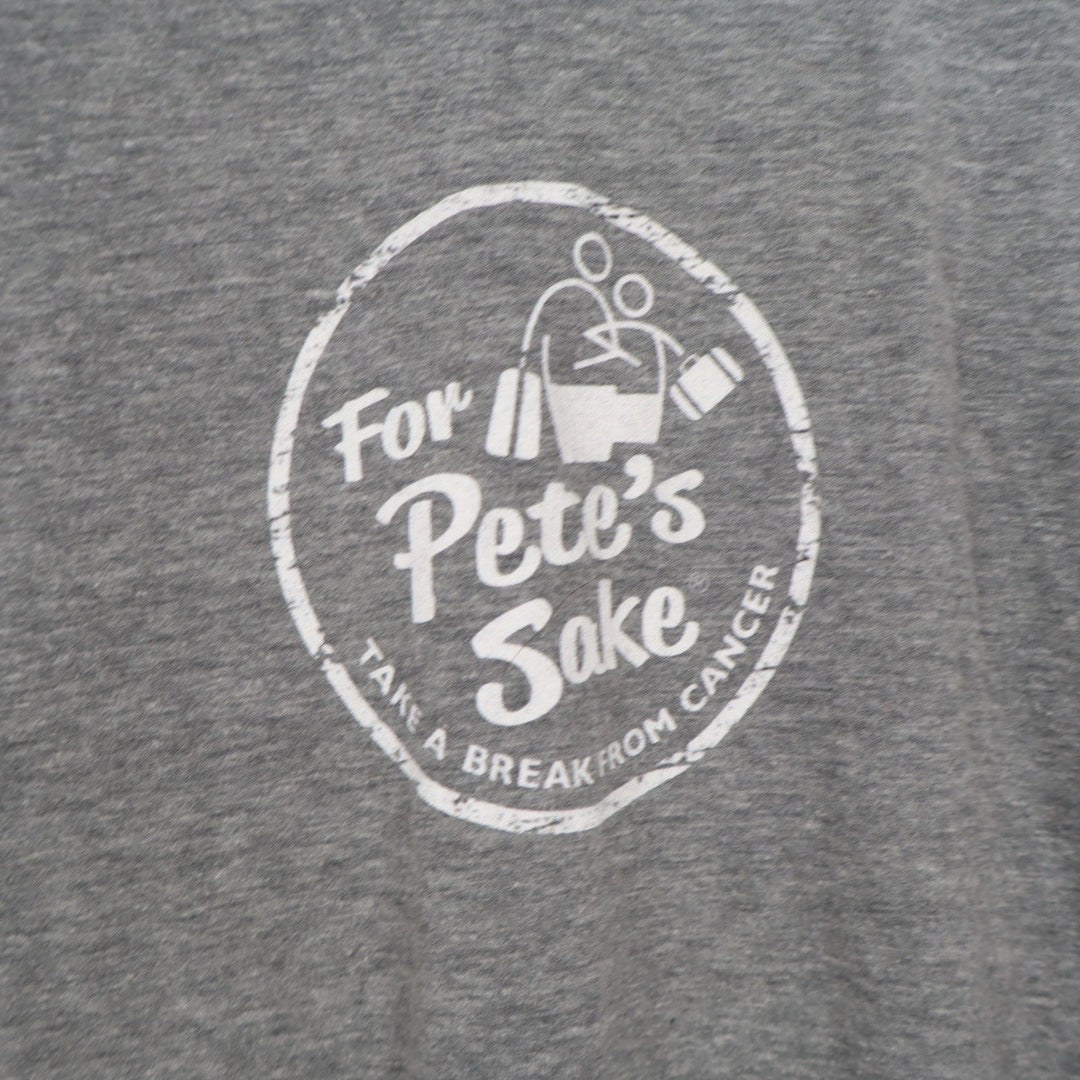 Unbranded T-Shirt Mens L Graphic For Pete's Sake Grey Heathered Excellent