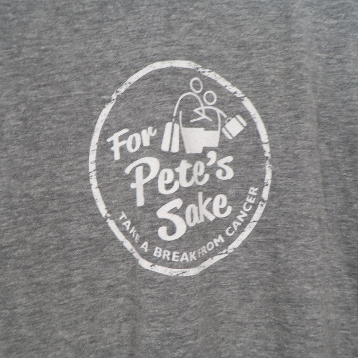 Unbranded T-Shirt Mens L Graphic For Pete's Sake Grey Heathered Excellent