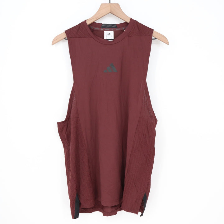 Adidas Mens D4T INT Tank Training Gym Top Aurora Ruby Size M