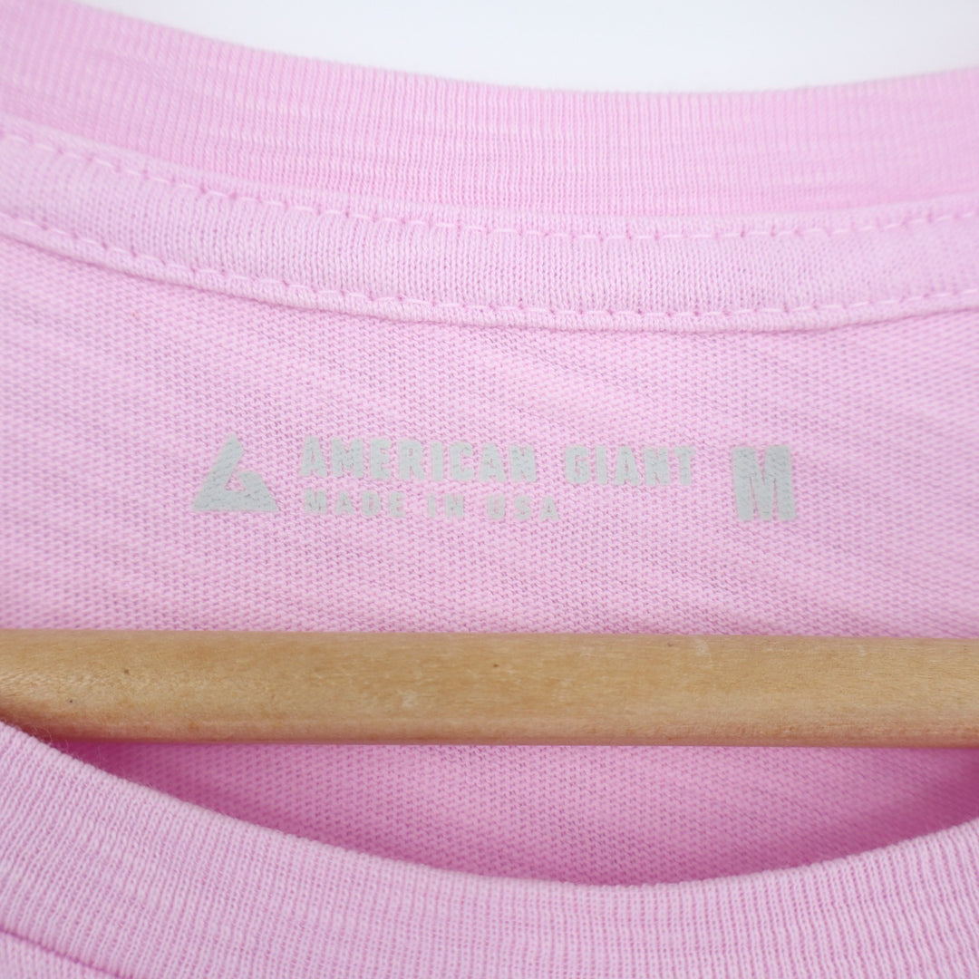 American Giant Premium Slub T-Shirt Womens S Pirouette Crew Neck Short Sleeve