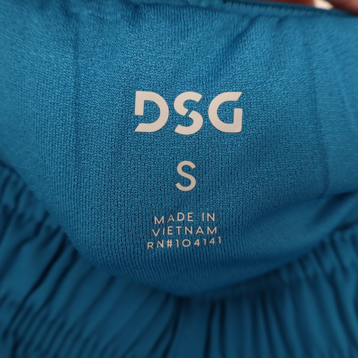 DSG Mens 5" Stride Short Blue Gleam Reflective Athletic Running Shorts S