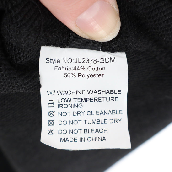 Black Mock Neck Short Sleeve Poncho Top Oversized Knit  L