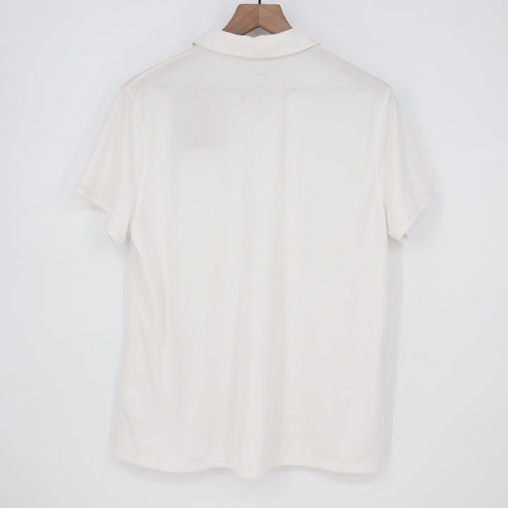 Nike Womens Dri-FIT Golf Polo Shirt White XL Short Sleeve Collared