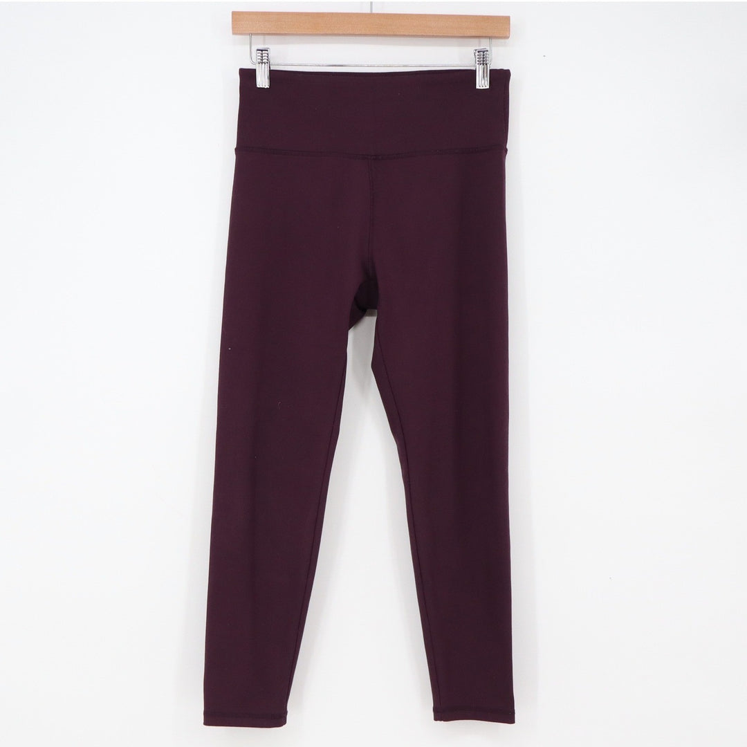 Calia Leggings Womens M High-Rise Tight Plum Compression Activewear Excellent