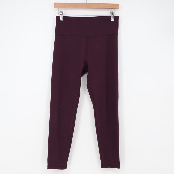 Calia Leggings Womens M High-Rise Tight Plum Compression Activewear Excellent