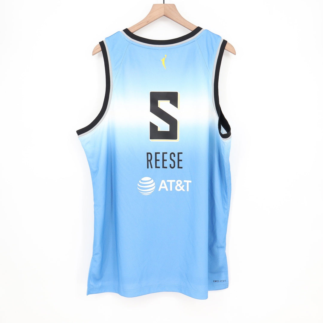 Nike Chicago Sky Angel Reese Rebel Edition Jersey Blue Skytown Womens XL