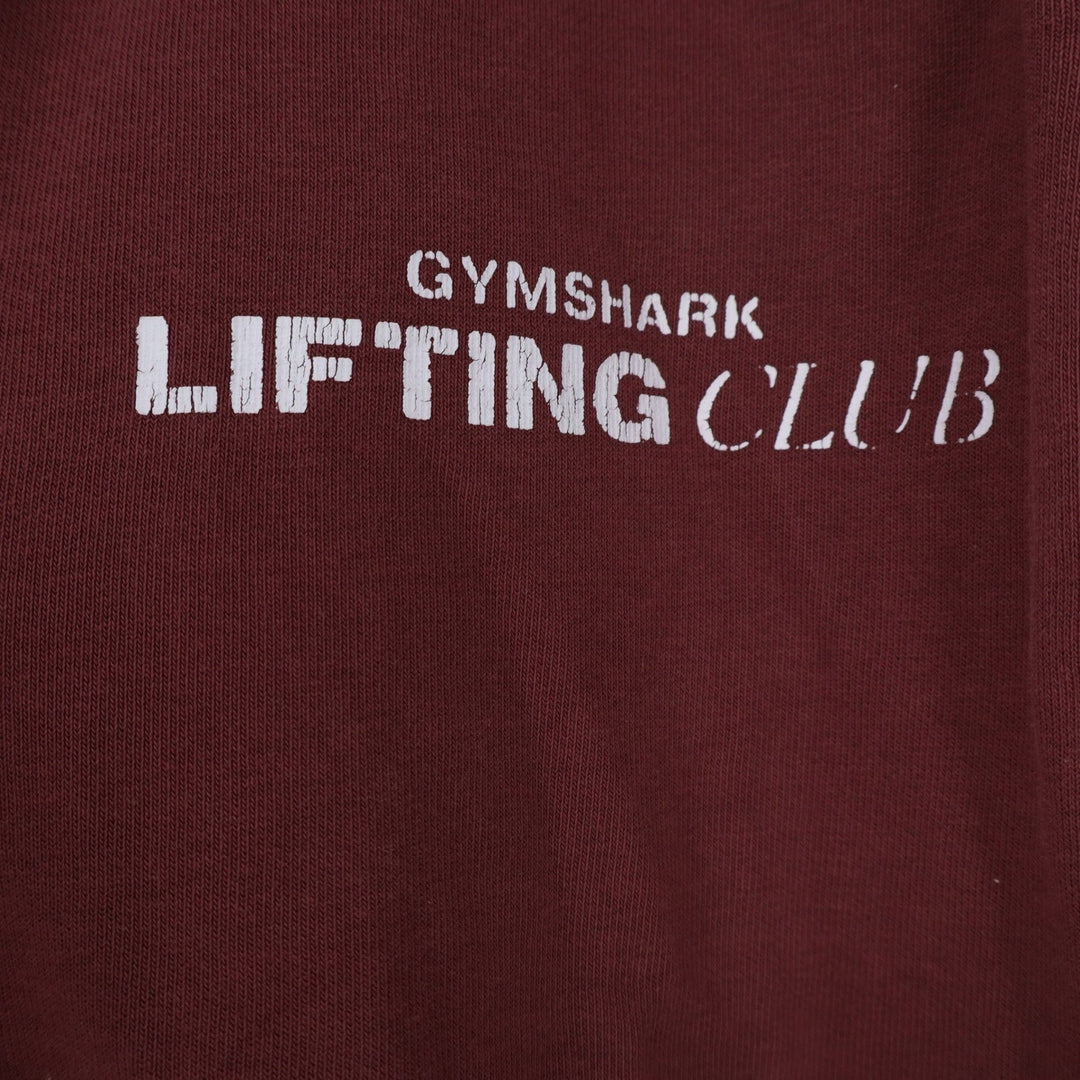 Gymshark Lifting Club Burgundy Joggers Sweatpants Size M