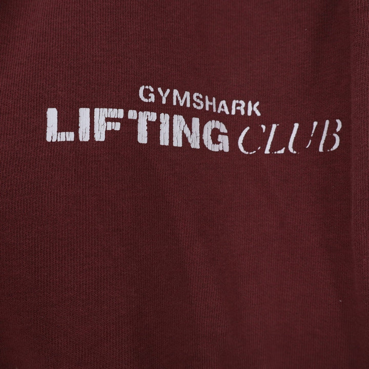 Gymshark Lifting Club Burgundy Joggers Sweatpants Size M