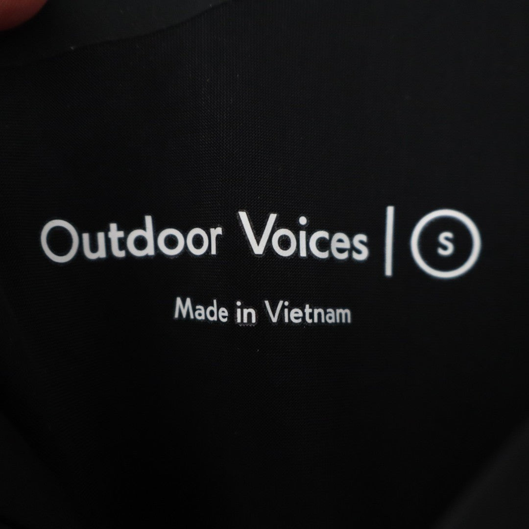Outdoor Voices Tennis Dress Womens Small Black Stretch Racerback Built-In Shorts