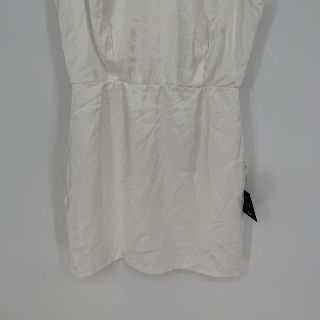 Lulus White Mock Neck Sleeveless Mini Dress Party Cocktail NWT Medium