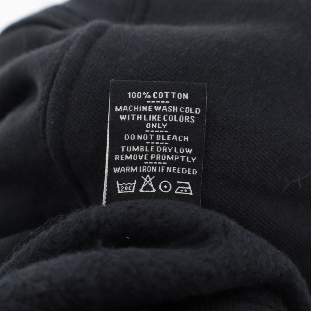 American Giant Classic Hoodie Mens Small Black Cotton Fleece Kangaroo Pocket