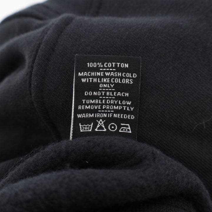 American Giant Classic Hoodie Mens Small Black Cotton Fleece Kangaroo Pocket