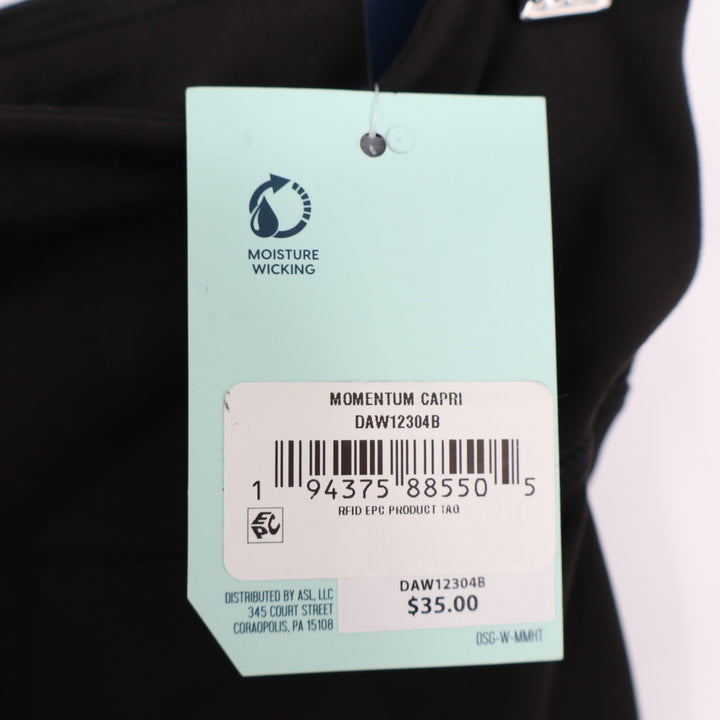 DSG Momentum Capri Leggings Black High Rise Moisture Wicking XXS