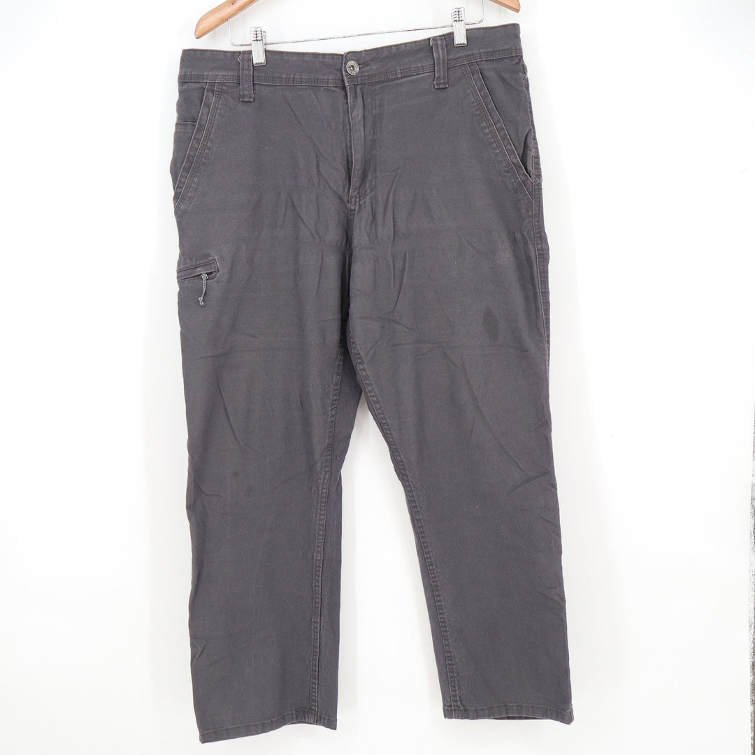 Weatherproof Vintage Mens Relaxed Fit Utility Pants Charcoal Gray 36x29