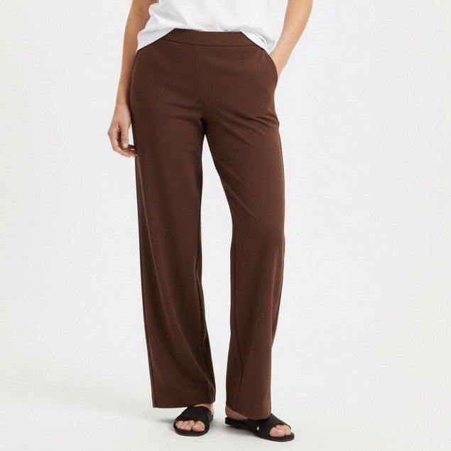 Chico's So Slimming Juliet Ankle Pants Womens 2.5 Maroon Zip Pocket Straight Leg