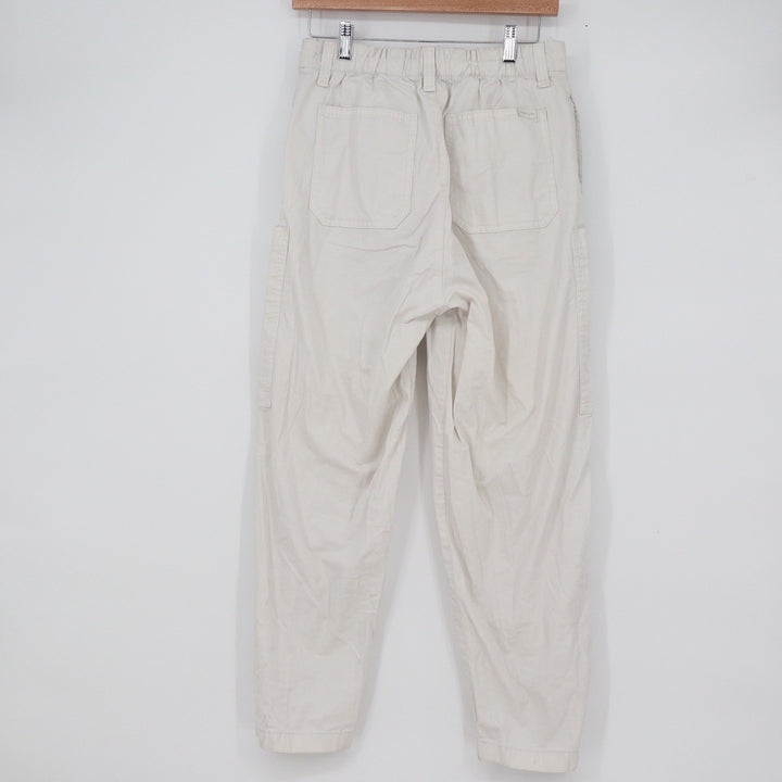 Denizen from Levis Mens Loose Taper Utility Pants Cream Off-White Sz 8