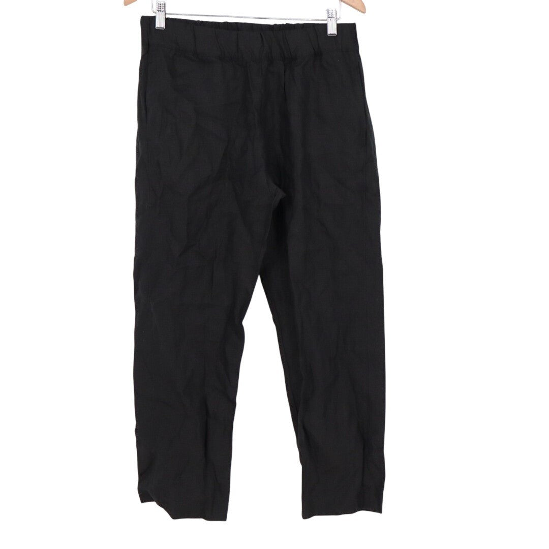 American Giant Pants Womens Medium Black Elastic Waist Wide Leg Outdoor Wear