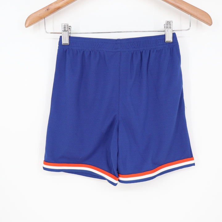 MLB New York Mets Youth Blue Mesh Athletic Shorts Size M 5/6 NY Logo