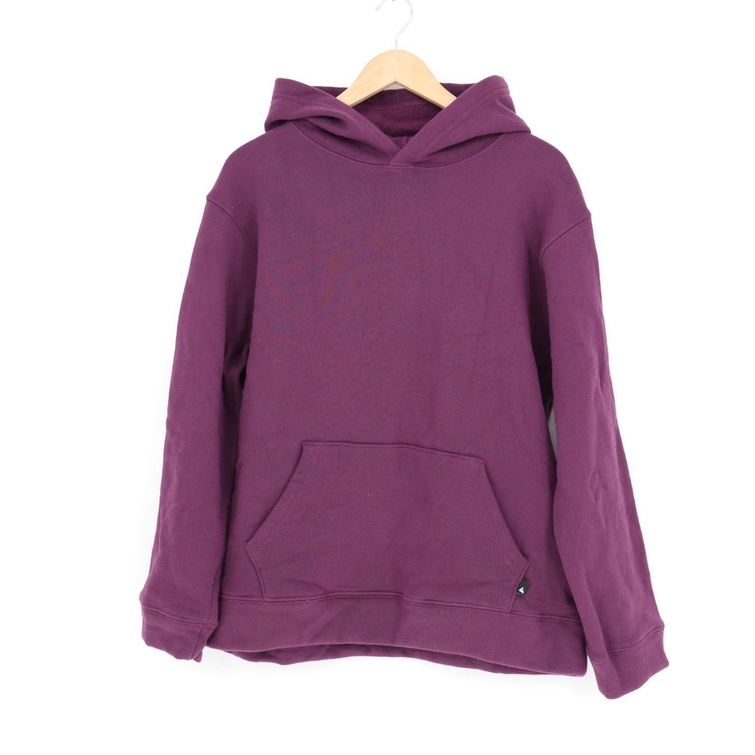 American Giant Midweight Hoodie Womens L Blackberry Wine Cotton Kangaroo Pocket
