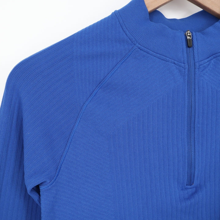 DSG Momentum Seamless 1/4 Zip Womens Small Team Royal Blue Pullover