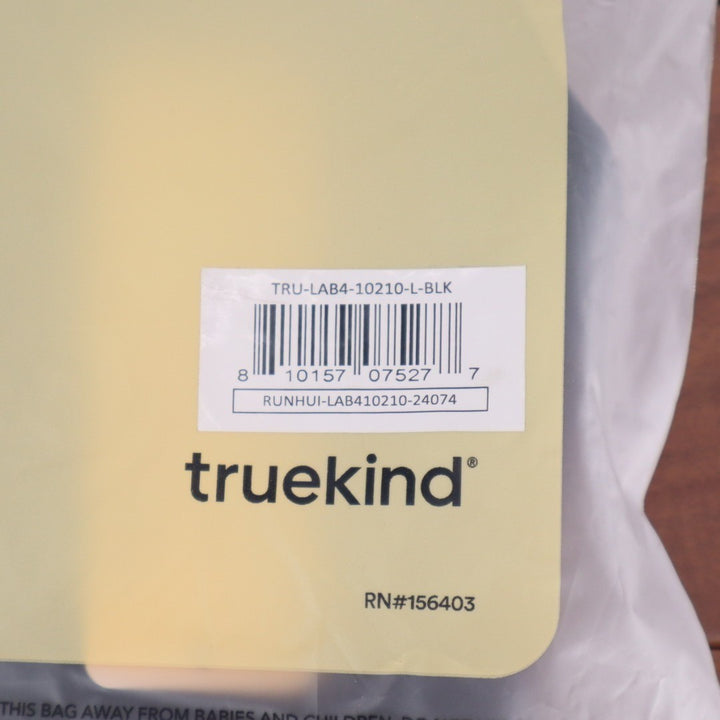 Truekind Supportive Comfort Wireless Shaping Bra Large Black Seamless Stretch