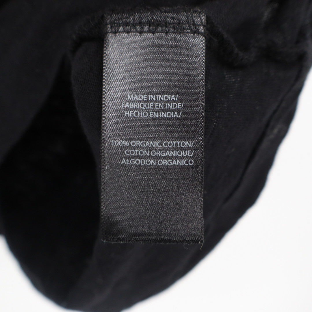 Reaction Kenneth Cole Black Organic Cotton Crew Neck T-Shirt Medium